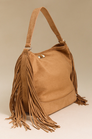 Bronwyn Suede Fringe Bag - Altar'd State - 