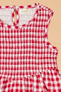 Willow Smocked Bubble Dress Detail 2 - Altar'd State