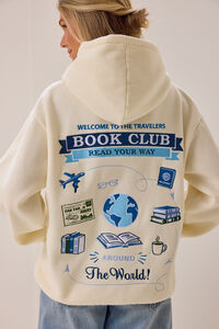 Travel Book Club Hoodie Detail 2 - Altar'd State