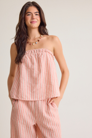 Paloma Striped Tube Top - Altar'd State