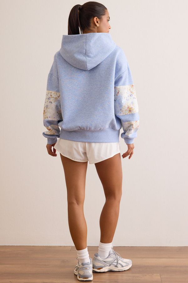 Champ Patchwork Hoodie Detail 5 - Altar'd State