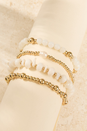 Lily Beaded Bracelet - Altar'd State - 