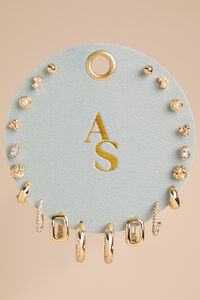 Sage Dainty Gold Earring Set - Altar'd State