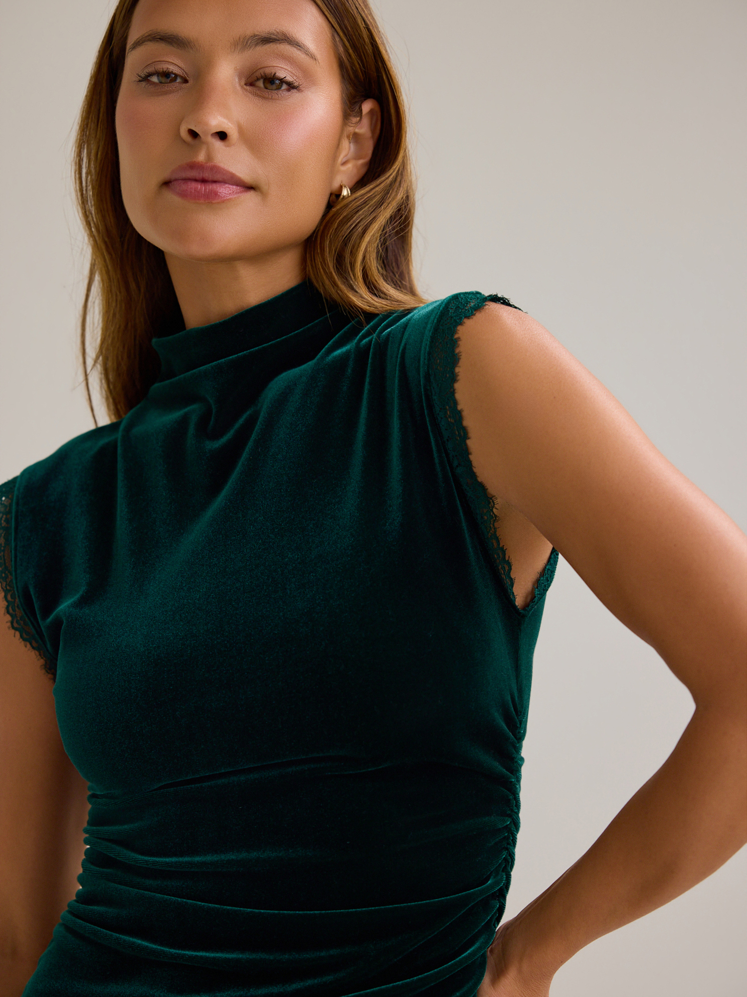 Elyse Mini Dress in Hunter | Altar'd State