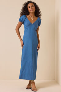 Hattie Denim Maxi Dress - Altar'd State
