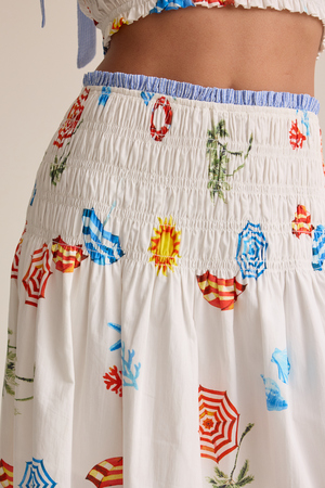 Summer Smocked Skirt - Altar'd State - 
