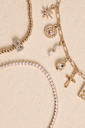 B Charm Bracelet Set - Altar'd State - 