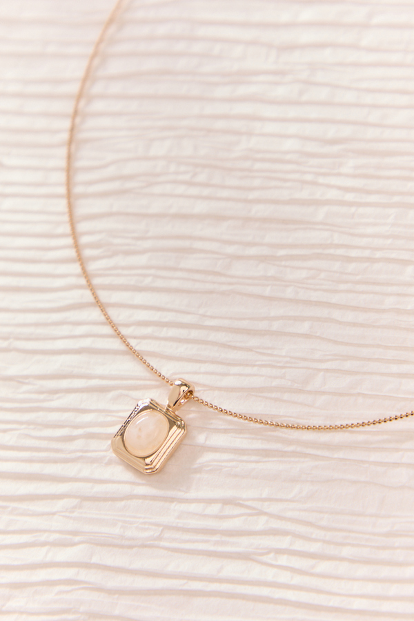 Charm Pendant Wire Necklace - Altar'd State