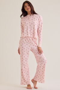Candy Cane Waffle Lounge Set - Altar'd State