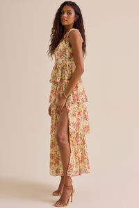 Vivian Floral Maxi Dress Detail 3 - Altar'd State