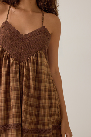 Rachel Plaid Mini Dress - Altar'd State