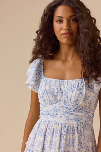 Florence Floral Mini Dress Detail 4 - Altar'd State