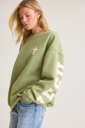 Jesus Is King Pullover - Altar'd State - 