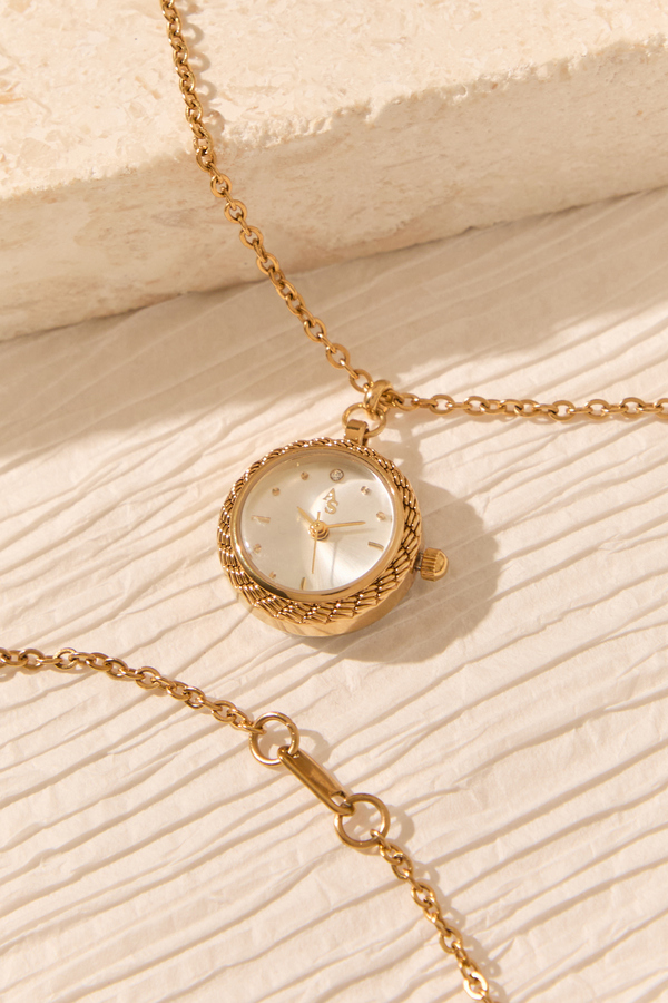 Timeless Charm Watch Necklace Detail 2 - Altar'd State
