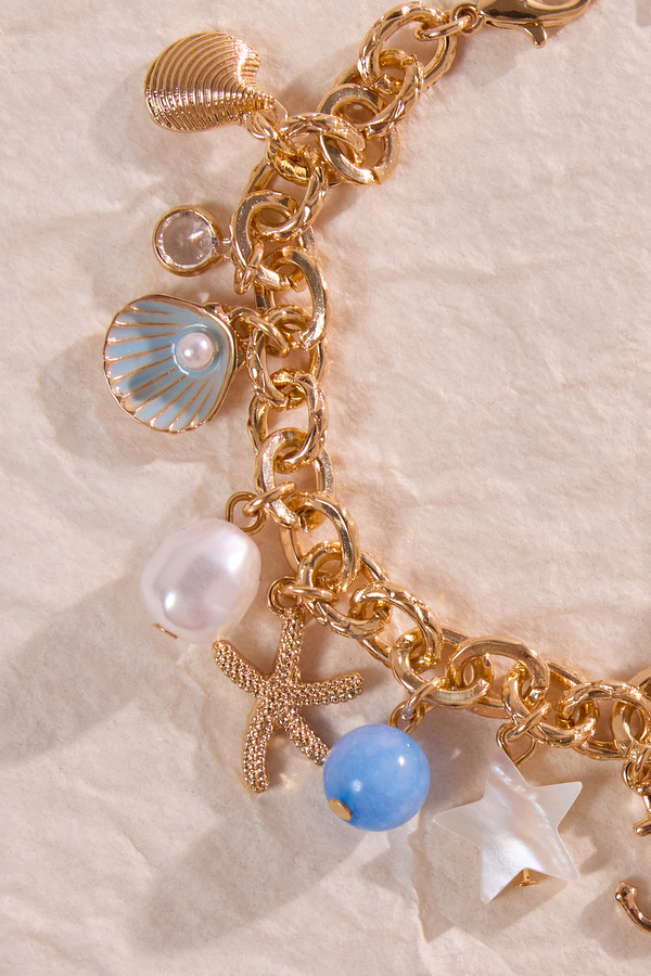 Nautical Charm Bracelet Detail 2 - Altar'd State