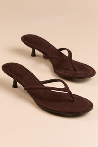 Verona Suede Kitten Heel Detail 2 - Altar'd State