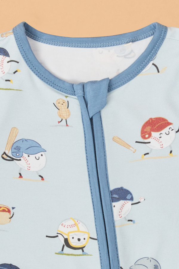 Home Run Baseball Romper Detail 3 - Altar'd State