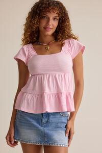 Leylani Tiered Babydoll Top - Altar'd State