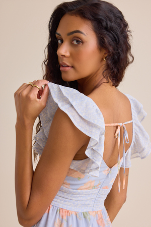 Briselle Floral Maxi Dress - Altar'd State - 