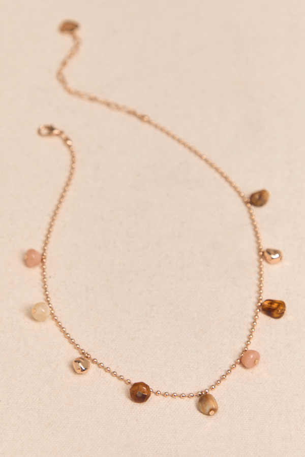 Annie Multi-Beaded Necklace - Altar'd State