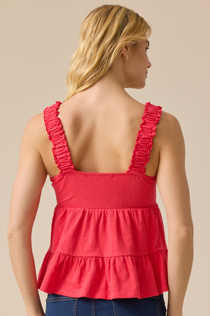 Shelby Tiered Babydoll Tank - Altar'd State - 