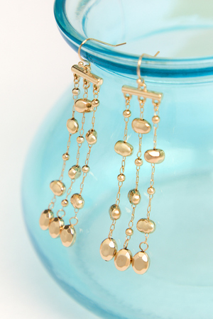 Linear Ball Dangle Earring - Altar'd State