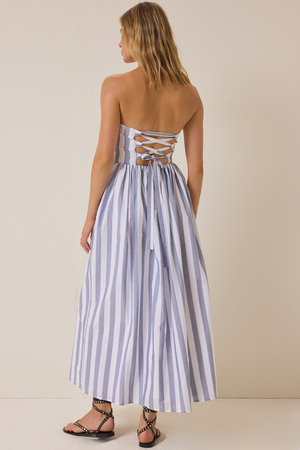 Bella Striped Maxi Dress - Altar'd State - 