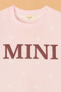 Penelope Polka Dot Mini Sweatshirt Detail 5 - Altar'd State