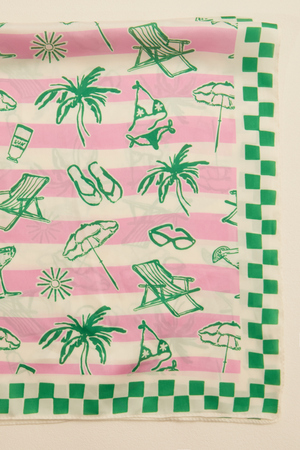 Beach Icon Silk Scarf - Altar'd State