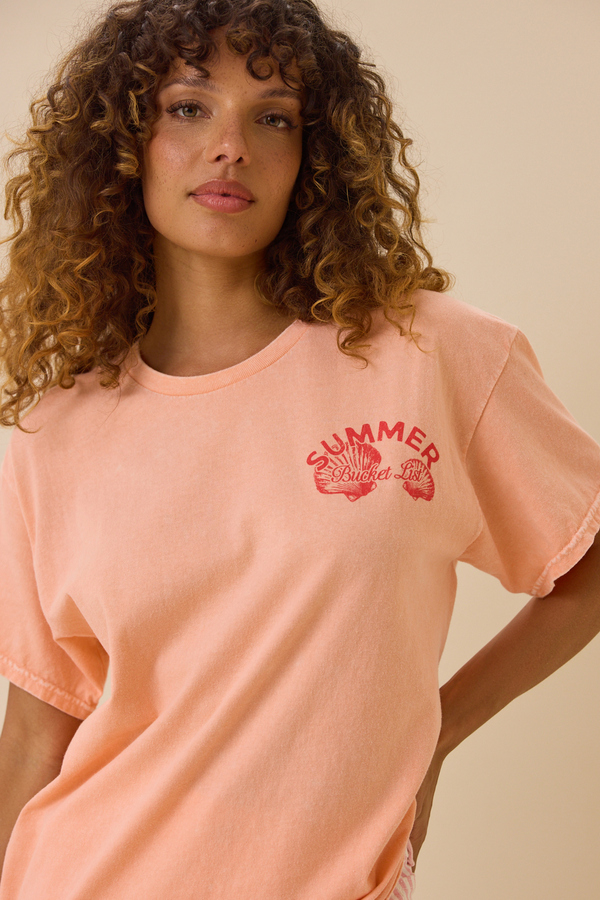 Summer Bucket List Oversized Tee Detail 3 - Altar'd State