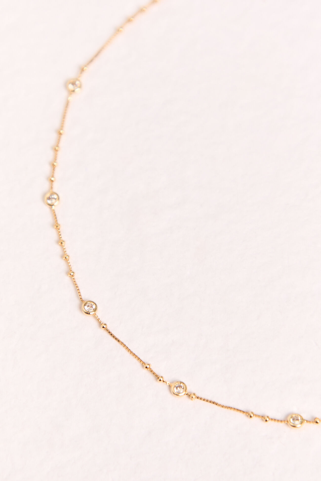18K Camille Bezel Necklace