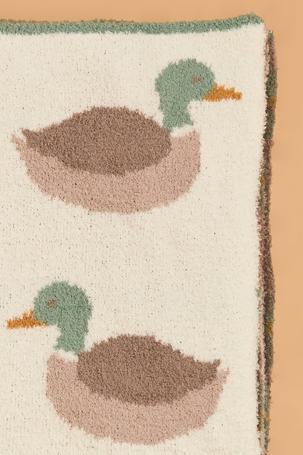 Mallard Chenille Blanket By Mudpie Detail 3 - Altar'd State