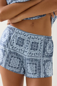 Haley Bandana Lounge Shorts Detail 2 - Altar'd State