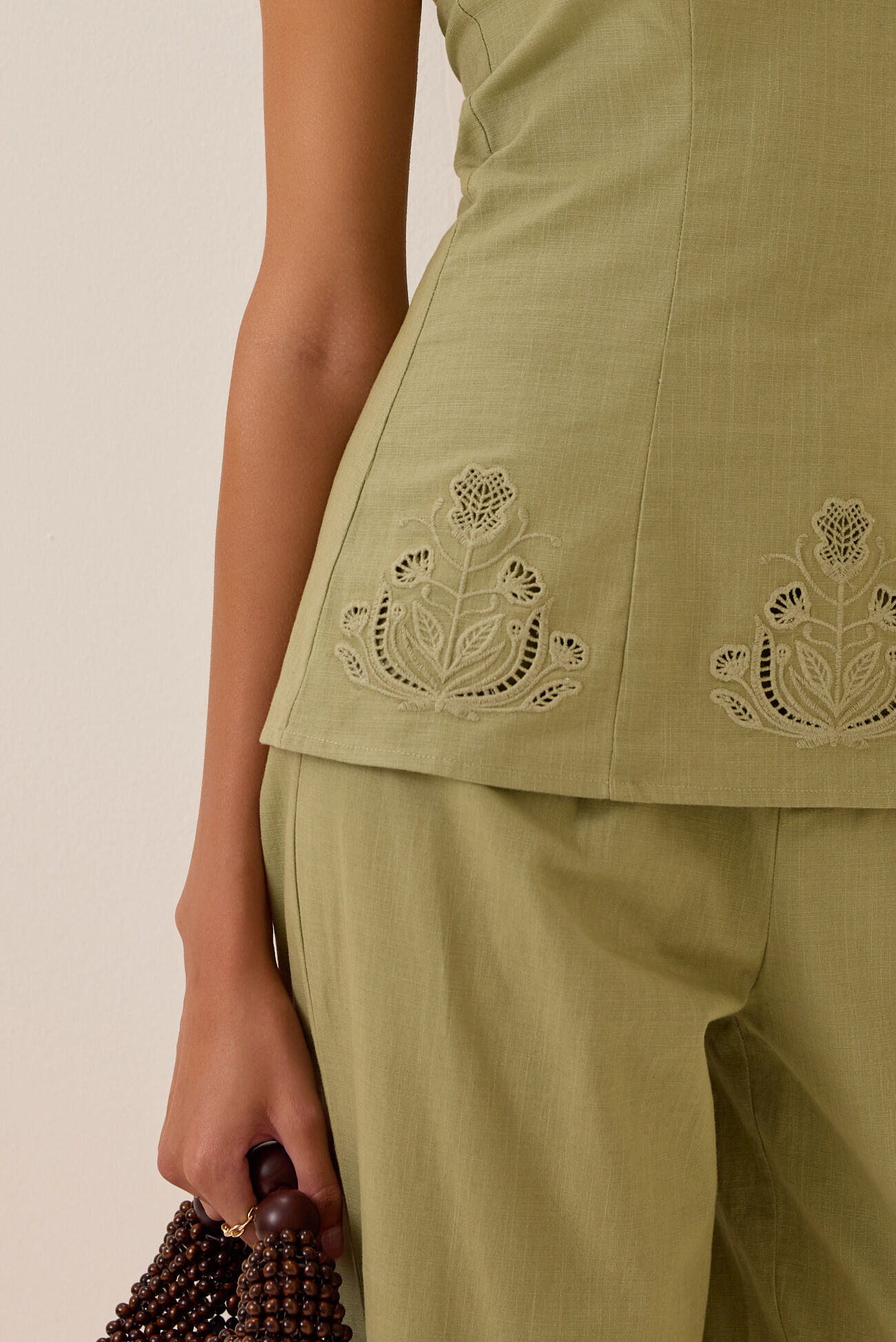 Paloma Embroidered Tube Top