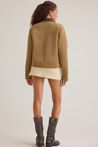 Quinn Suede Jacket Detail 5 - Altar'd State