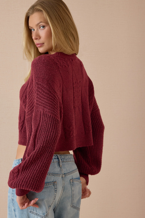 Berkley Cable Knit Sweater - Altar'd State - 