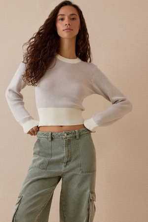 Gemma Striped Sweater - Altar'd State - 