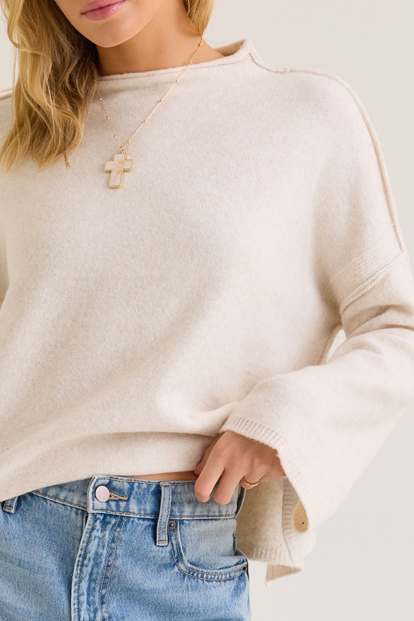 Mylah Pullover Sweater Detail 5 - Altar'd State