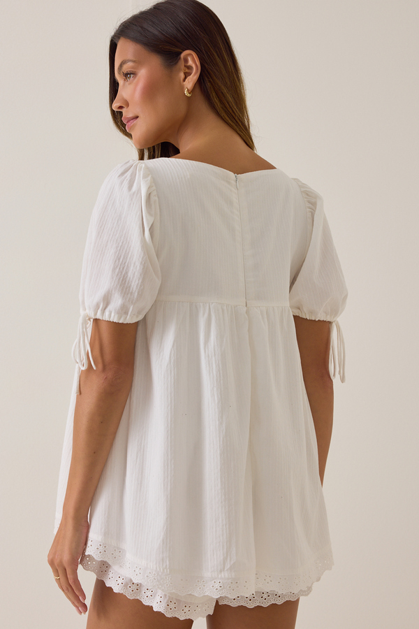 Lunden Babydoll Romper Detail 5 - Altar'd State