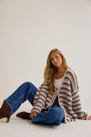 Jo Chunky Knit Cardigan - Altar'd State - 