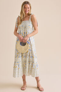chinese dress ladies ALTAR'D STATE Caledonia Maxi Dress Ivory/Nude Size XS – Style Exchange  Boutique PGH main image 0