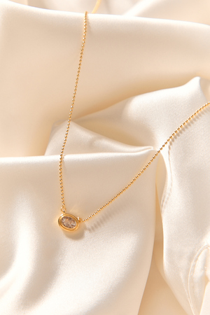 Waterproof Oval Ball Chain Necklace - Altar'd State