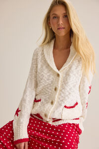 Liberty Flag Back Cardigan Detail 2 - Altar'd State