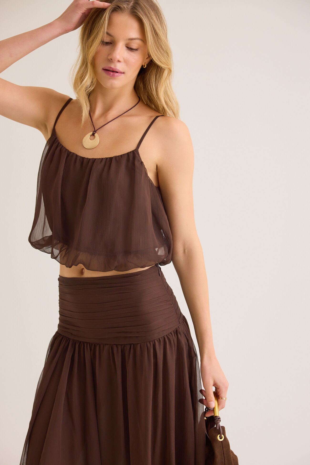 Juel Bubble Hem Top