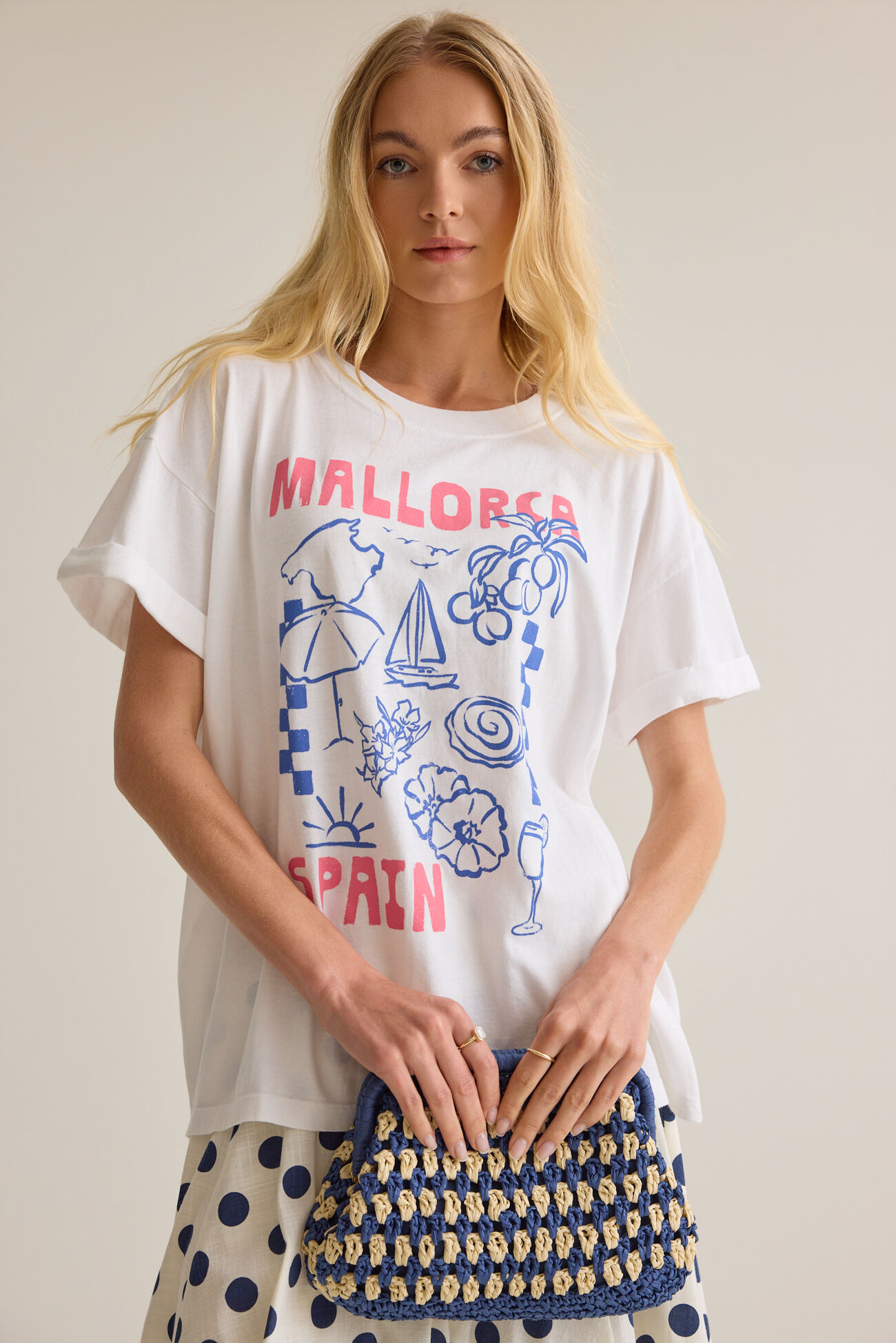 Mallorca Spain Oversized Tee
