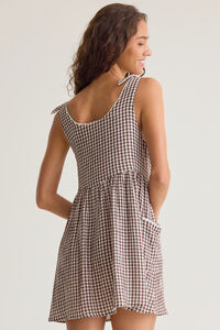 Kylie Gingham Mama Dress Detail 6 - Altar'd State