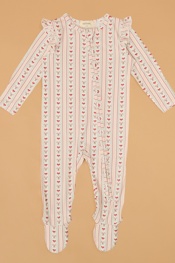 Candy Cane Cuteness Footie - Altar'd State