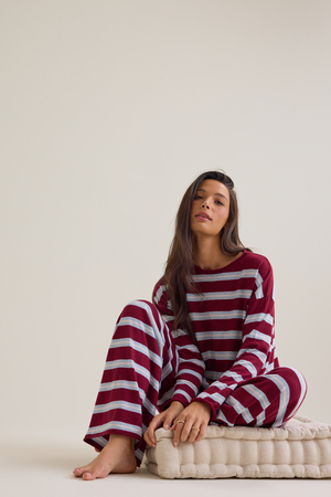 Jordan Striped Lounge Top - Altar'd State