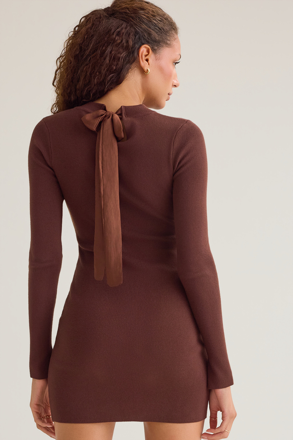 Carolyn Sweater Mini Dress Detail 3 - Altar'd State