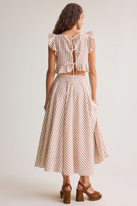 Madelyn Striped Maxi Skirt Detail 4 - Altar'd State